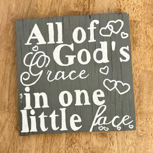 Hand Painted Sign - Girl/Newborn Bedroom